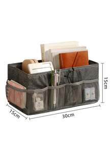 1pc Foldable Multi-Layer Storage Box, Household Desktop Organizer Box, Portable Dorm Storage Box. Convenient And Practical Desk Organizer Display Box. - Multicolor - View 12
