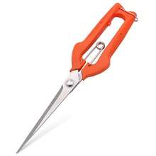 Tijeras para uvas, tijeras de podar, herramienta de jardín, parche para verduras, bonsái, carpintería profesional, recogida de frutas de acero inoxidable con cerradura X2KI - Rojo - Ver 1