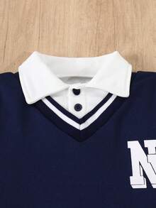 Set di 2 cappotti stile preppy per ragazzi, adatto per inizio autunno