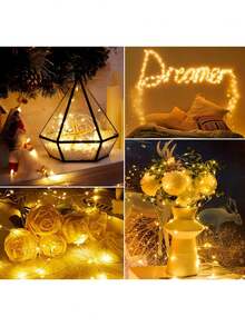 1PC LED Battery Box Copper Light String, Battery Powered, Suitable For Parties, Birthdays, Valentine's Day, Weddings, Anniversaries, Halloween, Christmas, Easter Decorative Atmosphere LED Light String Christmas Decoration XMAS Decor Christmas Tree Gift Decor Thanksgiving Wedding Home Decor Home Decor Fall Decor Autumn Decor Birthday Decorations For Gifts Party Supplies Indoor Outdoor Garden Holiday Festival Decor Halloween Decor Wall Decor Halloween Ornaments