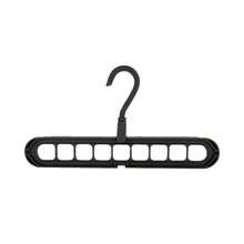 9-Hole Multi-Functional Foldable Space-Saving Plastic Rotating Hanger (Slight Surface Blemish, Does Not Affect Use)