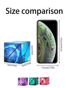 6 seturi de jucării educaționale tridimensionale cu geometrie magnetică, decompresie infinită, pentru băieți și fete, antrenament, dezvoltare a inteligenței copiilor, potrivite pentru a oferi cadouri de ziua de naștere copiilor