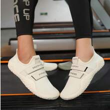 Women's Indoor Soft Bottom Fitness Shoes, Squat, Deadlift, Jump Rope, Competitive Sports, Barefoot Yoga, Non-Slip, Autumn/Winter, Flat Cross-Training Sneakers