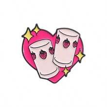 1 件/套 NANA 卡通女孩胸针、万圣节徽章、服装背包装饰、配饰、金属翻领别针、包徽章、朋友礼物衣服别针有趣可爱的教师礼物万圣节配饰教师节珠宝服装配饰包饰办公室配饰圣诞节 - 彩色 - 查看 6