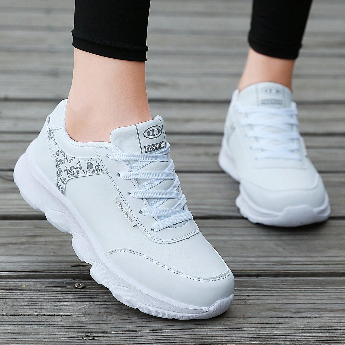Zapatos deportivos casuales para mujer, zapatos para correr ligeros, zapatos de viaje con cordones, zapatos para todas las estaciones, zapatos para co