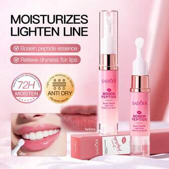 Bosein Polypeptide Light Pattern Watery Lip Essence Moisturizing Lip Balm Moisturizing Repair Firming Hydrating Lip Gloss Pouting Lip Essence