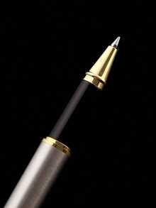 1 Conjunto de Caneta Presente Luxuoso com Canetas de Rolo, Melhor Conjunto de Canetas Esferográficas como Presente para Homens e Mulheres, Executivos Profissionais de Escritório, Canetas Esferográficas Elegantes em Caixa de Presente Clássica, Recarga Preta com Largura de Linha de 0,7mm, De Volta à Escola