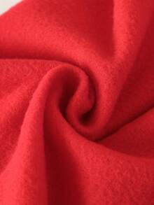 0-3 Years Old Baby Boy Autumn/Winter Hooded Sweatshirt Set, Letter Print Casual 2 Pieces Outfit, Boys Outdoor Sports Wear - Red - View 6