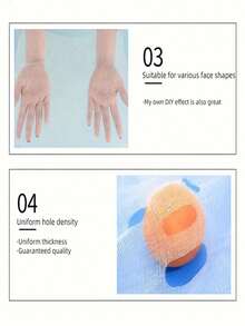 1 pieza Máscara facial suave de gasa - Alta absorción, herramienta de belleza DIY no irritante, adecuada para uso en salón y hogar, esencial para la belleza de las mujeres