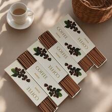 12 cm Räucherstäbchen, 12 Stücke/Box, geeignet für Wohndekoration, Outdoor-Camping, positive Energie, Meditation, reiner & langanhaltender Duft von Sandelholz, Salbei, Zeder, Kaffee, ca. 35 Stäbchen