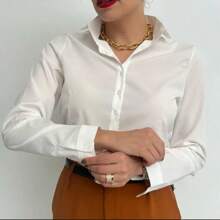 camisa branca lisa uma cor