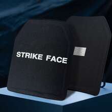 2 Pieces TWINFALCONS   NIJ 0106.01 IIIA Level .44 &9mm &.357  Prevent PE Hard Bulletproof Plate M Size Sapi Body Armor Protect Plate