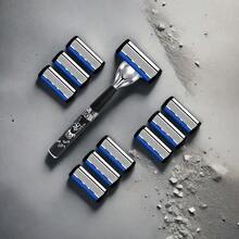 Luxury Men's Razor With Anti-Slip Handle, Sharp And Smooth Stainless Steel Blade, Painless Shaving. A Must-Have Razor For Men