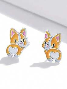 1 Pair Pretty Stud Earrings For Men For Party Engagement Anniversary Jewelry Valentine's Day Gift