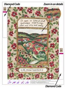 5D DIY钻石画 | 成人艺术钻石画，精致生动的乡村风景，手工墙面装饰画。DIY马赛克套装，钻石画可放松身心，培养DIY技能和专注力，最佳DIY节日礼物。 - 彩色 - 查看 2