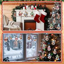 Yalikop 16 Pcs Photo Frame Ornaments - Wooden Picture Frame Tree Decoration - Xmas Keepsakes Party Decorations, Winter Holiday Gifts (Light Ball)2687