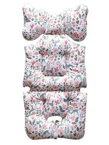 1件婴儿推车座椅垫衬垫，纯棉通用婴儿汽车座椅垫，婴儿车/摇篮/手推车垫配件 - 彩色 - 查看 12