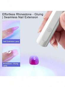 Compact Handheld Nail Strengthening Lamp, Gel Nail Curing Light, Wireless Nail Dryer, Portable & Convenient, High-Quality Gift, Great For Father's Day