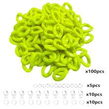 100set/25pcs 17x23/20X28mm Macaron Color Twist Chain Beads Buckle For Diy Fashion Necklace Phone Bag Chain Jewelry Making Decorative Accessories - Multicolor - View 18