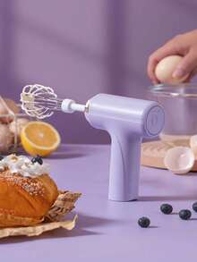 Wireless Electric Hand Mixer, Small Handheld Milk Frother, Egg Beater, Baking Whisk, Dough Mixer