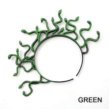 Cerchietto per capelli con serpenti Medusa, copricapo da dea greca con un corpo di serpente realistico, design regolabile e comodo, adatto come accessorio per capelli per feste di Ognissanti, ruoli, feste a tema - accessori di abbigliamento da donna, balli in maschera, appassionati di ruoli, oggetti di scena