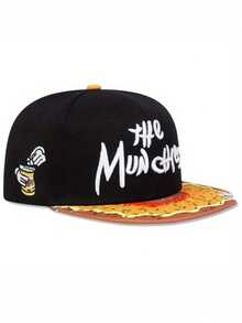 Personalized Donut Pattern Snapbacks Baseball Cap, Casual American Style Adjustable Hat, Unisex Suitable For Spring, Autumn, Summer, Student, Hip Hop, Skateboarding - Blue - View 13