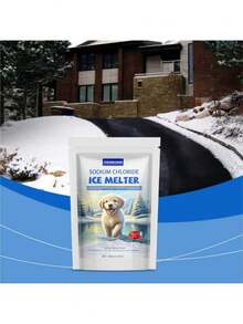 100 Grams Of Pet Deicer-A Pet-Friendly Deicer Designed For Pets To Reduce Irritation And Suitable For Areas Where Pets Often Move. Quickly Melt Snow And Ice, And Improve The Convenience Of Roads And Courtyards In Winter. It Can Quickly Melt Ice And Snow, And Has A Lasting Melting Ability, While Reducing The Potential Impact On The Environment And Vegetation.