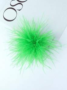 15cm Broche de solapa de pluma de avestruz falsa de alta calidad y estilo retro clásico, accesorio de moda versátil para regalo. Broche de pluma de avestruz vintage europeo y americano, broche decorativo unisex para vestidos, fiestas, manualidades y accesorios para el cabello - flor - Ver 39