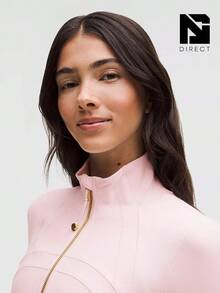 Lululemon Define Jacket Nulu Women's Lightweight, Full Zip Running Track Jacket-For Yoga Gym Running-Sweat-Wicking-Yoga-All Seasons Sport-Spring/Summer-Autumn/Winter-Mother's Day Gifts-Father's Day Gift - Blissful Pink - 查看 4