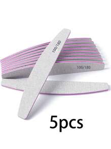 50pcs Nail Files, Double-Sided Nail Buffers, Professional Nail Care Tools For DIY Nail Shaping, Buffing, Polishing, Suitable For Women Fingernails And Toenails, Ideal For Home And Salon Use, Nail Art Supplies - Light Grey - View 13