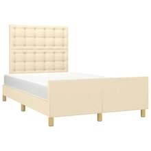 Giroletto senza Materasso Crema 120x200 cm Tessuto