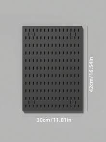 1 件装黑色/白色 DIY 洞洞板，洞洞板墙面收纳板，壁挂式洞洞板，洞洞板组合套装，墙面钥匙架，洞洞板墙面管理器，墙面框架，适用于厨房、家庭、办公室、工艺室、车库、工作室。 - 彩色 - 查看 21