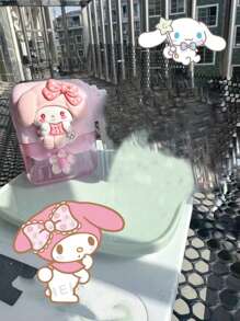 Sanrio Sanrio Hand Rotating Pen Knife Melody Laurel Dog Pencil Sharpener Necessary For Office, Durable Pencil Sharpener, Cute Cartoon Characters, Send Friends Children Friends School Gifts Birthday Gifts First Choice