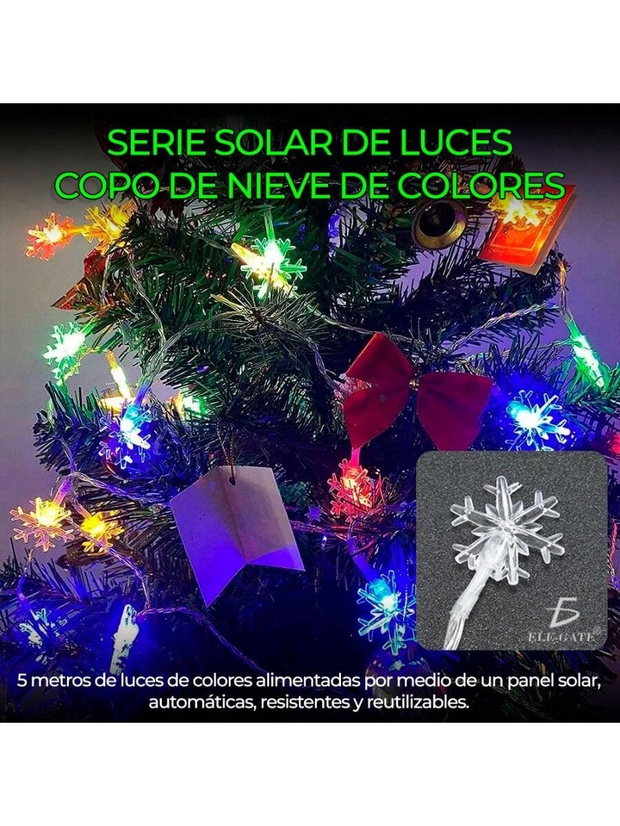 Modelo LED.33 5 metros. Luces de garland solariza