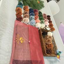 8 Color Options - Each Box Contains 25 Realistic Roses, With 5 Different Flower Shapes For A Single Color, A Bendable Stem, And 8 Leaves. Suitable For Occasions Such As Birthdays, Weddings, Valentine's Day, Christmas Parties, Etc., Adding Precious Commemorative Choices To Your Celebrations - 五色胡桃 - 查看 12