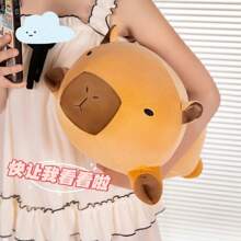 Soft Posing Capybara Plush Toy - Super Soft Non-Allergenic Polyester Stuffed Animal, Cute And Lifelike Design, And Cuddly For Kids, Adults And Pet Lovers / Gift For Kids Halloween Christmas (15 Inch / 40 Cm)