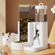 1pc Hamster Water Bottle Feeder, Large Capacity Multi-Function Food Bowl For Hamsters - Multicolor - View 3