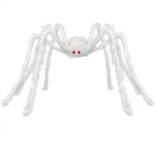 Halloween Party Big Plush Spider Horror Halloween Dration Party Prop Outdoor Truly Terrifying White Giant Spider Plush Prop