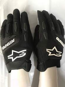 Alpinestars 骑行自行车手套男女山地车全地形车小轮车越野摩托车手套山地自行车自行车越野摩托车赛车手套 - 黑與白 - 查看 7