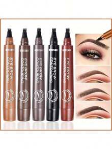 Festive Eyebrow Pencil - Lucky Surprise Delivery, A Surprise Entry Point, Ultra-Fine Pen Tip With Easy-To-Control Color Rendering, A Light Stroke Can Accurately Fill Eyebrow Gaps, Waterproof And Sweat-Proof Formula Is Not Afraid Of Daily Makeup Smears, End Of Pen Comes With A Eyebrow Brush Easy Eyebrow Shaping, It Is A Thoughtful Entry-Level Makeup Novices, And It Is Also A Worry-Choice Novices To Easily Get Exquisite Eyebrow Makeup, And It Is Also A Great Choice Valentine's Day (Lucky Delivery - Style Is Slightly Different).