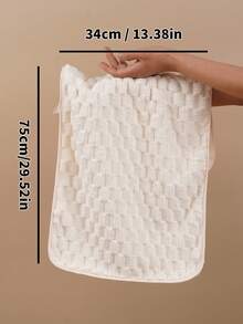 3/2/1件（小号）轻盈珊瑚绒纯色菠萝图案便捷毛巾或浴巾，珊瑚绒超柔软吸水速干毛巾，适用于浴室、酒店、健身房、旅行、送礼、沙龙、运动、户外、海滩、学校、返校季、旅行配件、家居用品 - 美國杏 - 查看 7