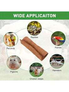 Wiederverwendbare Kokosblatt-Matte, feuchtigkeitsbeständige und warme Nestunterlage für Vögel und Reptilien, einfach zu pflegen