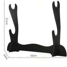 漫画双层支架亚克力魔幻卡通收藏剑黑色支架魔杖架展示架 - 彩色 - 查看 7