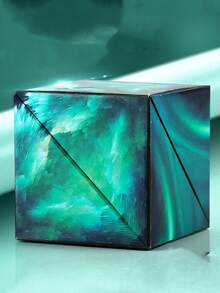 6 seturi de jucării educaționale tridimensionale cu geometrie magnetică, decompresie infinită, pentru băieți și fete, antrenament, dezvoltare a inteligenței copiilor, potrivite pentru a oferi cadouri de ziua de naștere copiilor