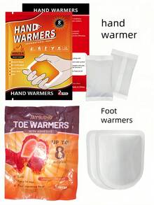 Natural Hand Warmers Are Easy To Activate. Portable Hand Warmers, Foot Warmers And Body Large Hand And Body Warmers Are Super Long-Lasting - Easy, - Air-Activated, Suitable For The Body. Hands & Toes - Odorless Warm - Exercise Big Hands