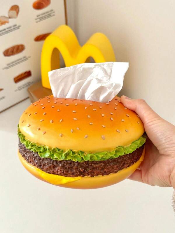 1 قطعة حامل علبة مناديل من الراتنج لمنضدة المكتب، غطاء علبة المناديل، صندوق تخزين المناديل، قطعة مركزية للديكور، إكسسوارات الحمام، مصنوع من مواد تشبه الحجر