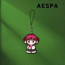 Aespa Cartoon Pendant Phone Strap, Aespa Cute Chibi Keychain, Kpop Backpack Pendant Keychain - Multicolor - View 3