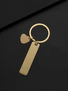 Customized Stainless Steel Nameplate, Suitable As Gift For Boyfriend, Husband, Birthday, Keychain. Can Customize Text And Patterns. Memorial Keychain, Couples Design, Suitable For Valentine's Day, Father's Day, Birthday, Mother's Day Gifts. Stainless Steel Keychain With 1-4 Names, Fashion And Durable Design, Ideal Father's Day Gift For Husband,Office Decor - Multicolor - View 9