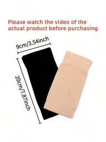 1 对基本款健身房女性手臂塑形器（购买前请观看视频）腿部塑形器防晒瘦身裹腿带膝盖袖口脂肪燃烧器弹性压缩臂套手臂保护 - 彩色 - 查看 3