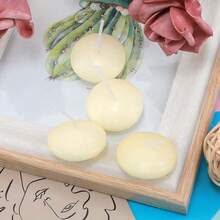 20 piezas de velas flotantes de marfil, velas de cera sin olor y sin goteo, para bodas, Navidad, fiestas de cumpleaños, jarrones cilíndricos y decoración del hogar